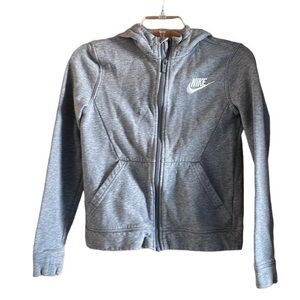 Nike Boy’s‎ Full Zip Essential Hoodie Grey Size Medium